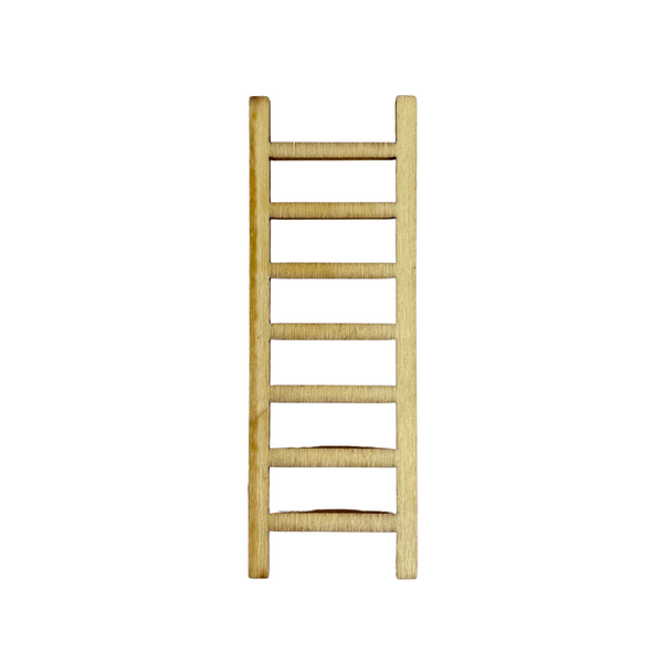 Wooden Ladder Figurine