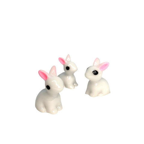 Bunnies Miniature Figurines