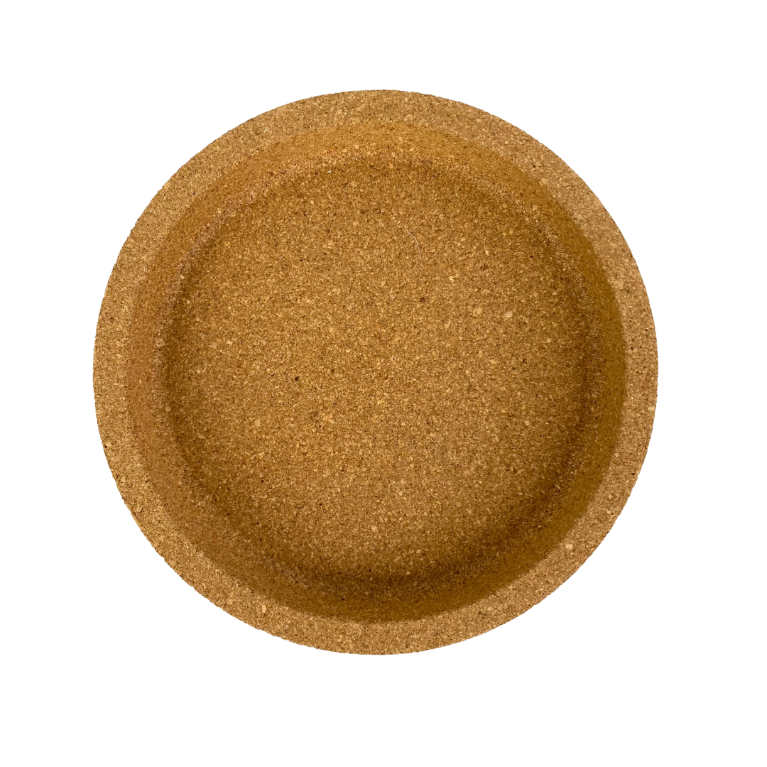 Thick Cork Coaster with Lip