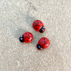 Lady Beetles Adhesive Decoration